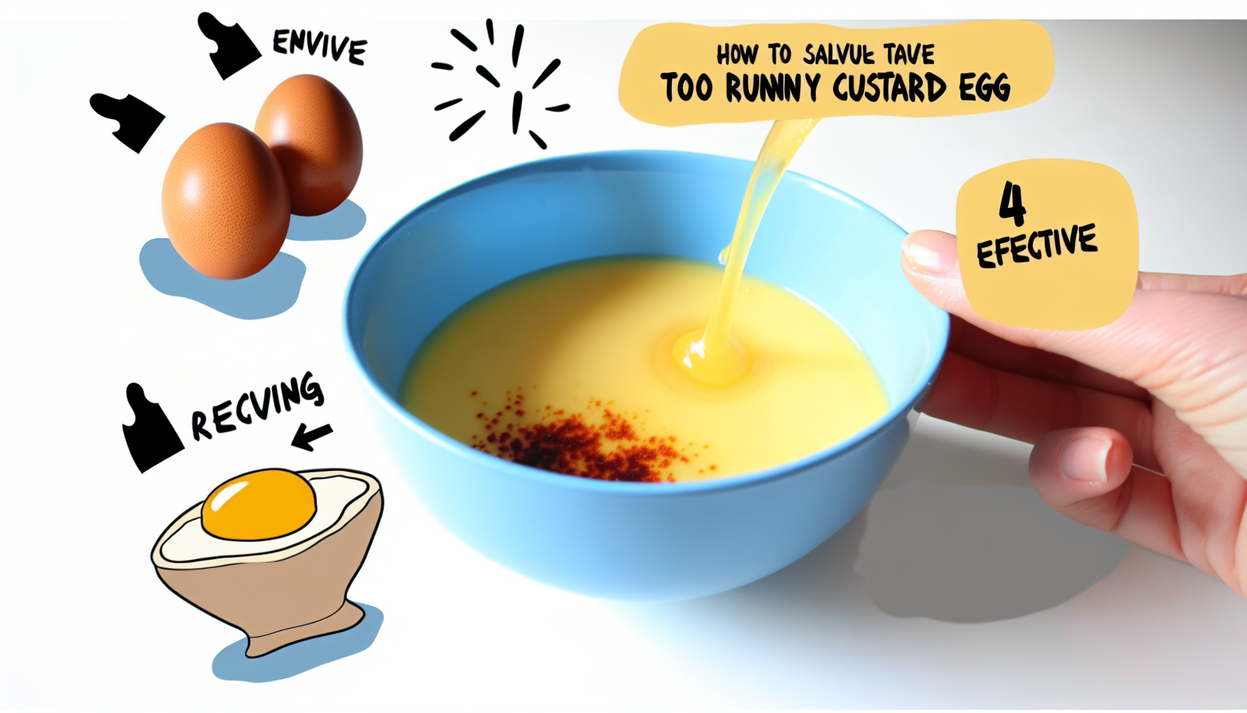 Comment Rattraper Des Œufs Au Lait Trop Liquide : 4 Astuces Efficaces