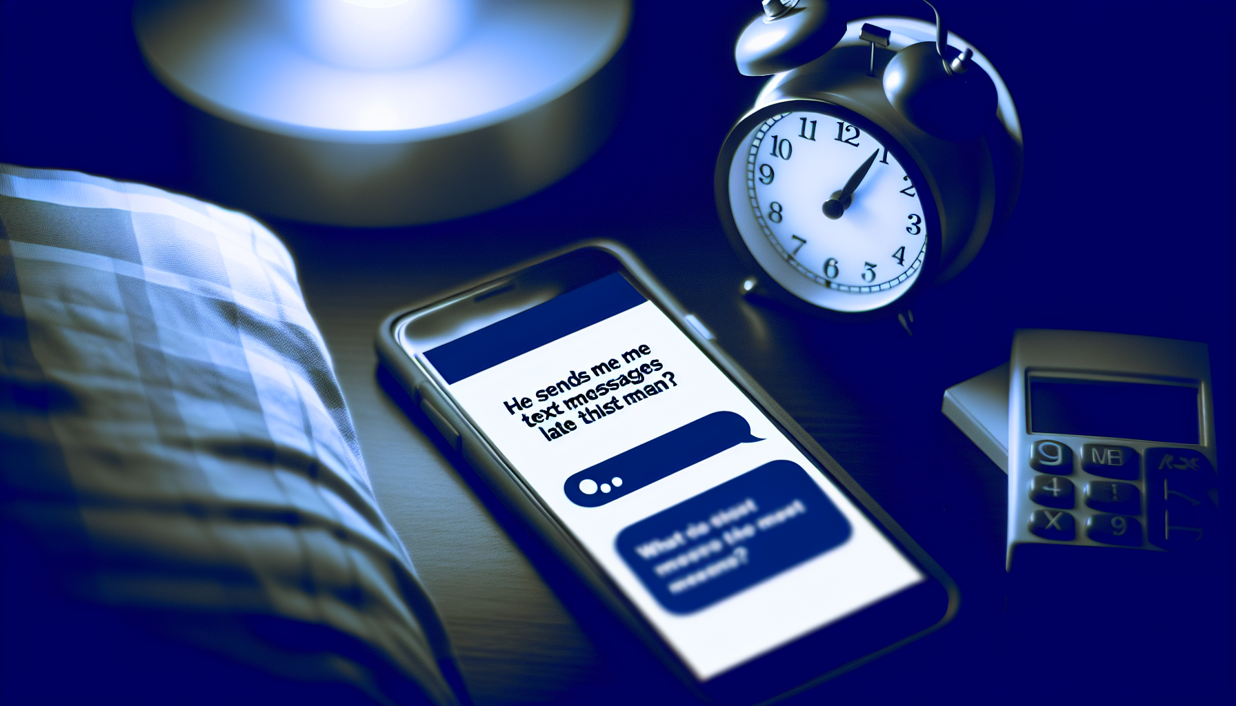 Il m&rsquo;envoie des SMS tard le soir : Que signifie ce comportement ?