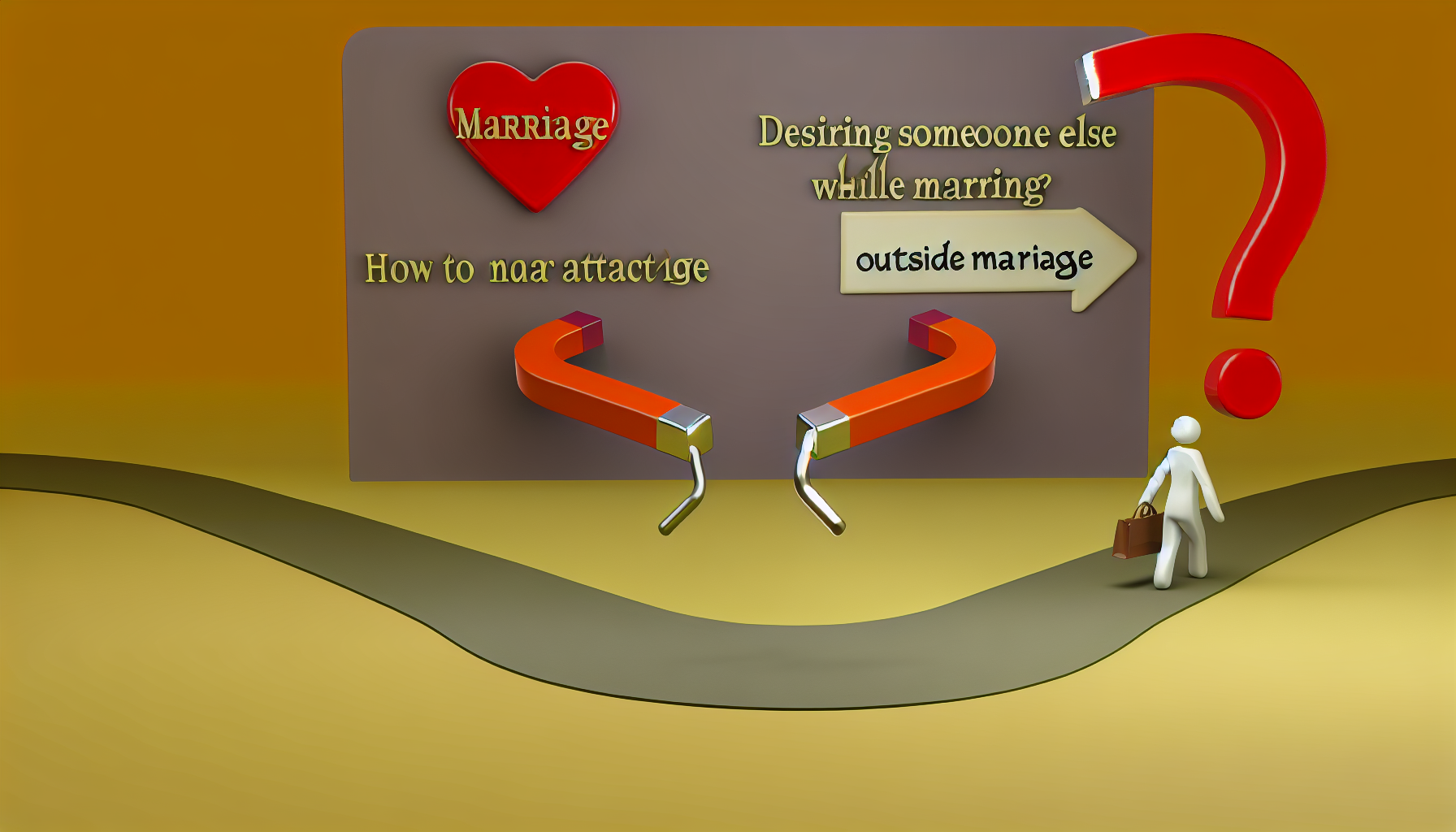 J’ai envie d’elle mais je suis marié : Comment gérer cette attraction hors mariage ?